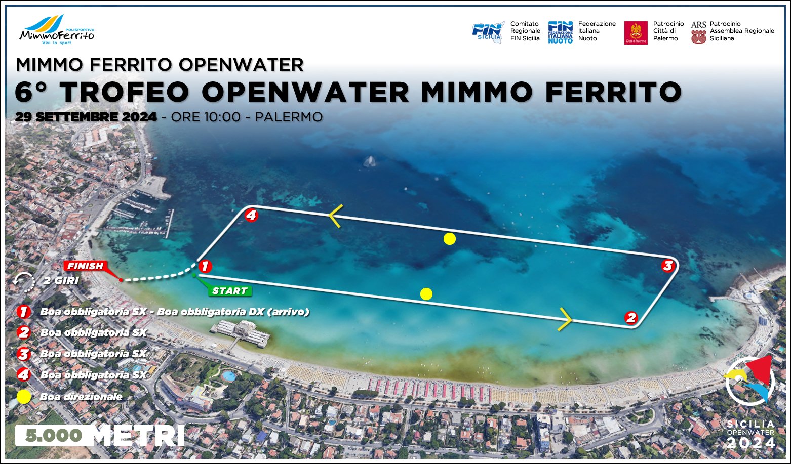 GP Sicilia Openwater 2024 – Palermo – 5 Km