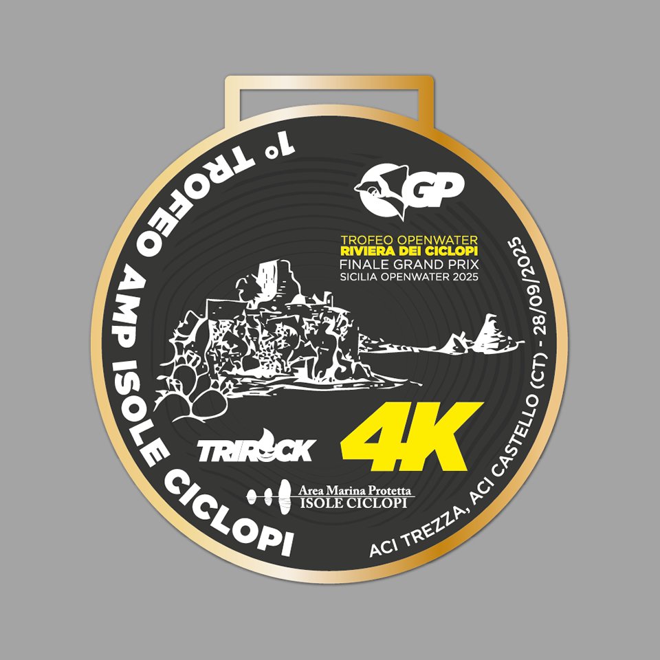 GP Sicilia Openwater 2025 Acitrezza Medaglia assoluti 4km