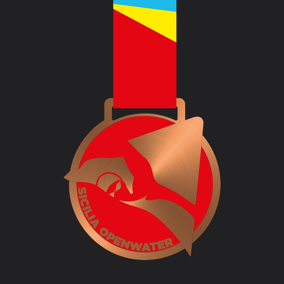 GP Sicilia Openwater 2026 Medaglia categoria fondo bronzo