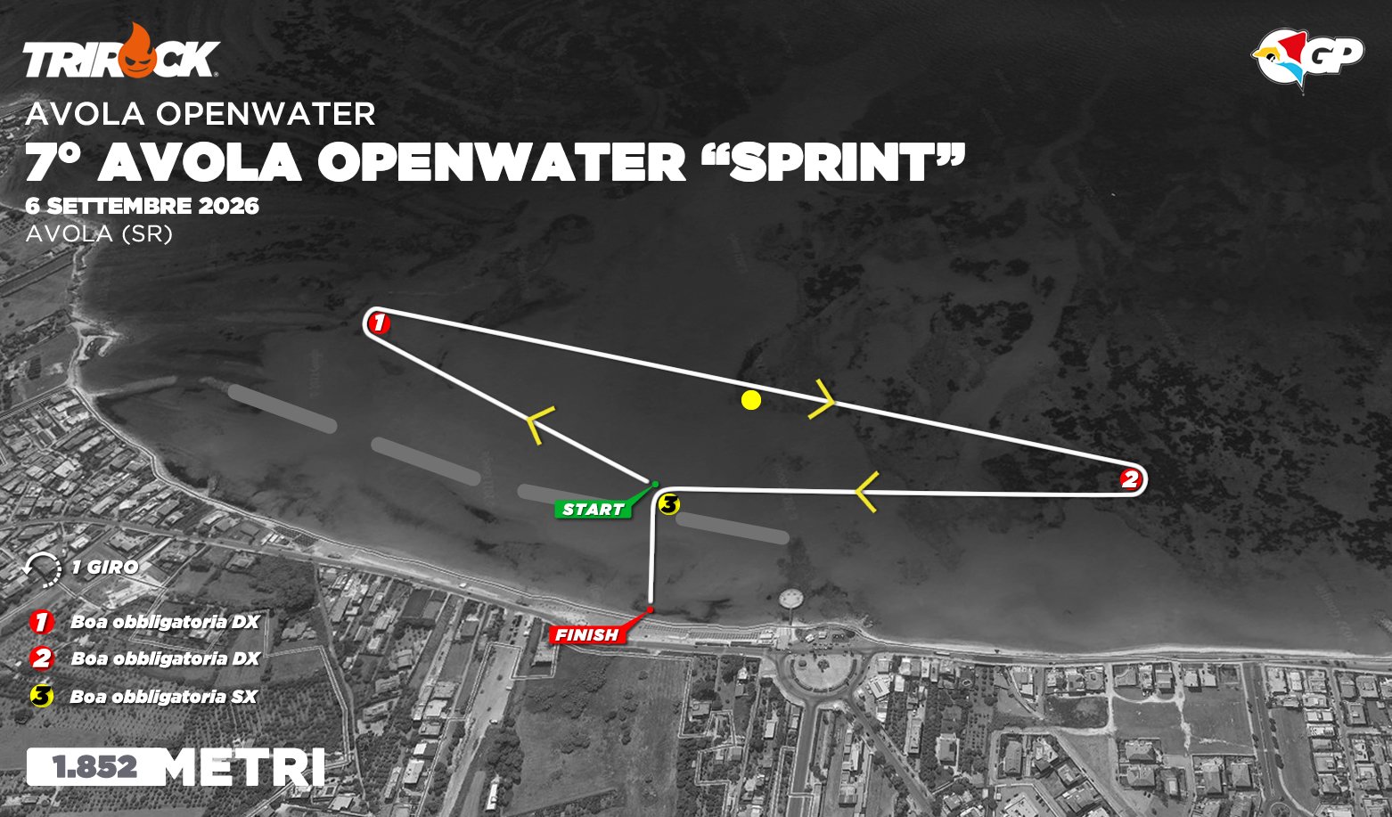 GP Sicilia Openwater 2026 – Avola – Miglio – Percorso gara